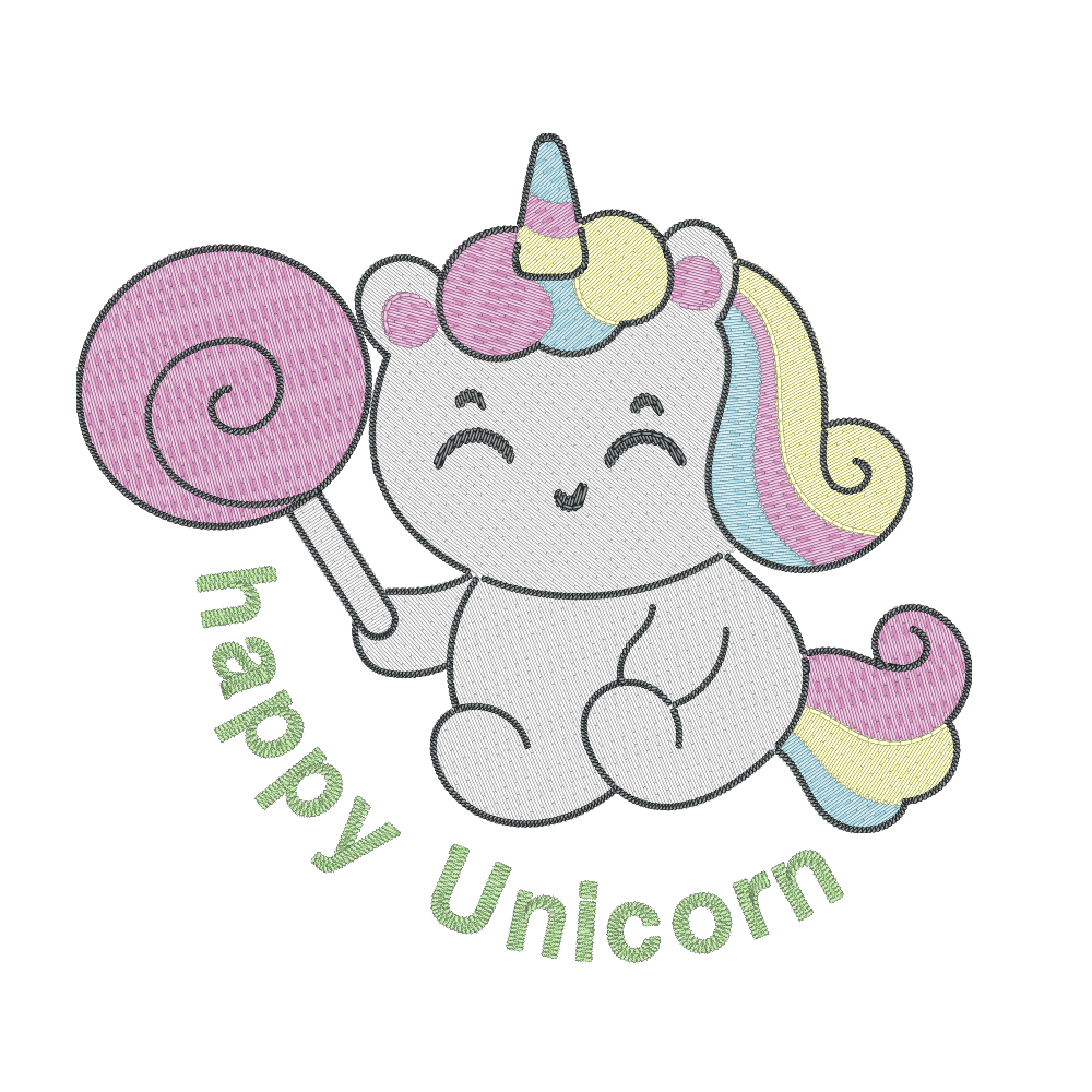 happy unicorn